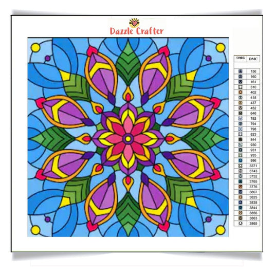 KALADIESCOPE MANDALA Diamond Painting Kit - DAZZLE CRAFTER