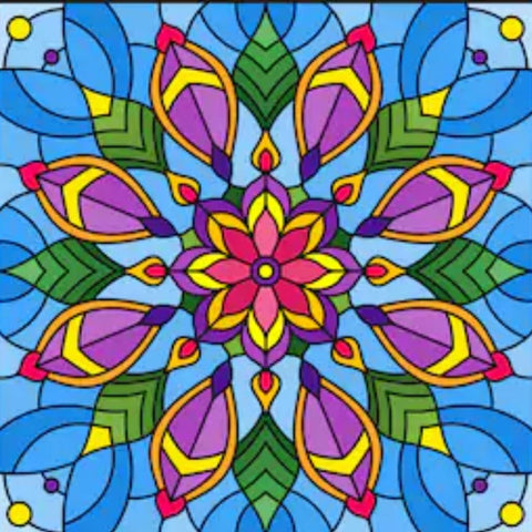 Image of KALADIESCOPE MANDALA Diamond Painting Kit - DAZZLE CRAFTER