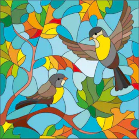Image of SINGING SPARROWS Diamond Painting Kit - DAZZLE CRAFTER