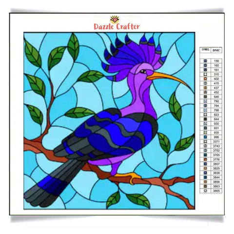 Image of BLUE BIRD Diamond Painting Kit - DAZZLE CRAFTER