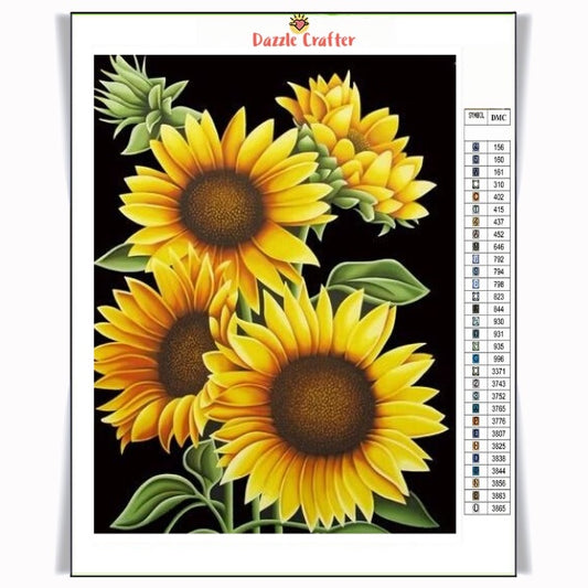 SUNFLOWER GLORY Diamond Painting Kit