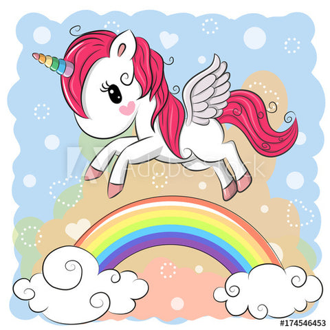 Image of UNICORN RAINBOW Diamond Painting Kit - DAZZLE CRAFTER