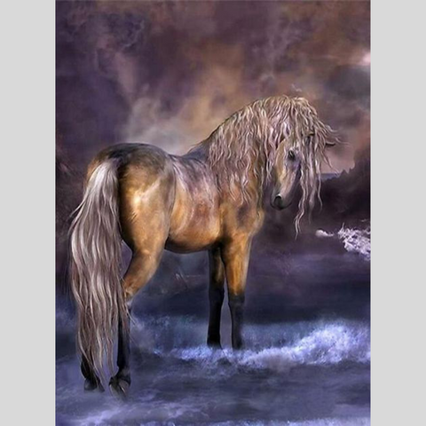 Image of WILD HORSE  Diamond Painting Kit - DAZZLE CRAFTER