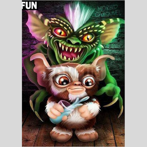 Image of MONKEY MONSTER Diamond Painting Kit - DAZZLE CRAFTER