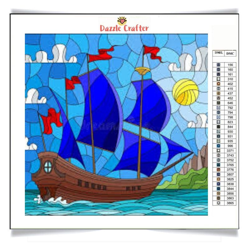 BLUE SAILS Diamond Painting Kit
