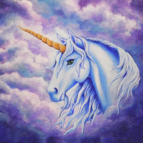 Image of UNICORN WITH GRACE Diamond Painting Kit - DAZZLE CRAFTER
