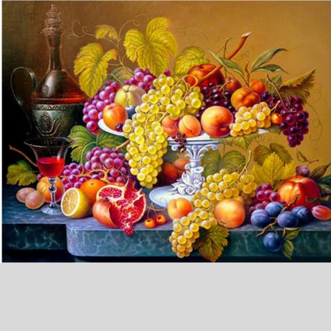 Image of FRUIT BASKET Diamond Painting Kit - DAZZLE CRAFTER