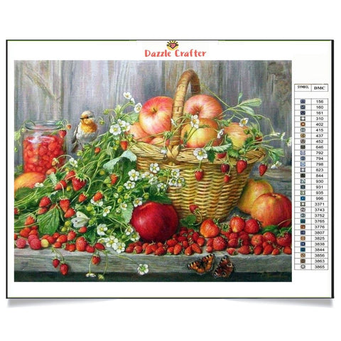 Image of FRUITS BASKET Diamond Painting Kit - DAZZLE CRAFTER