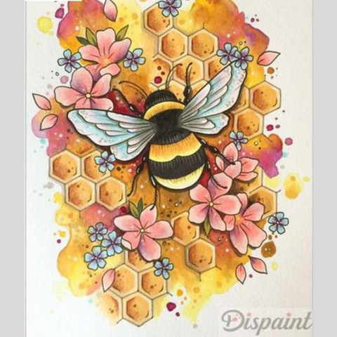 Image of BUMBLE BEE Diamond Painting Kit - DAZZLE CRAFTER