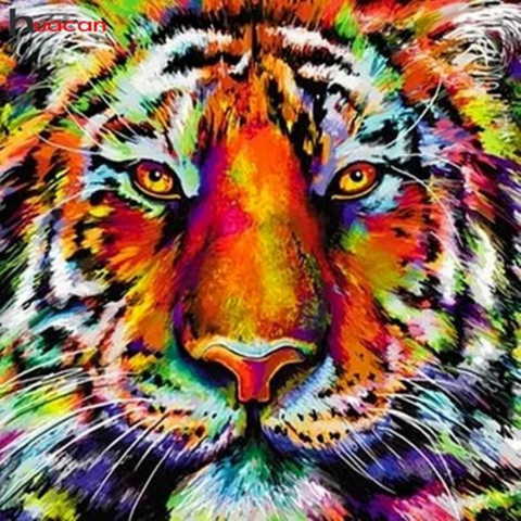Image of MAJESTIC TIGER Diamond Painting Kit - DAZZLE CRAFTER