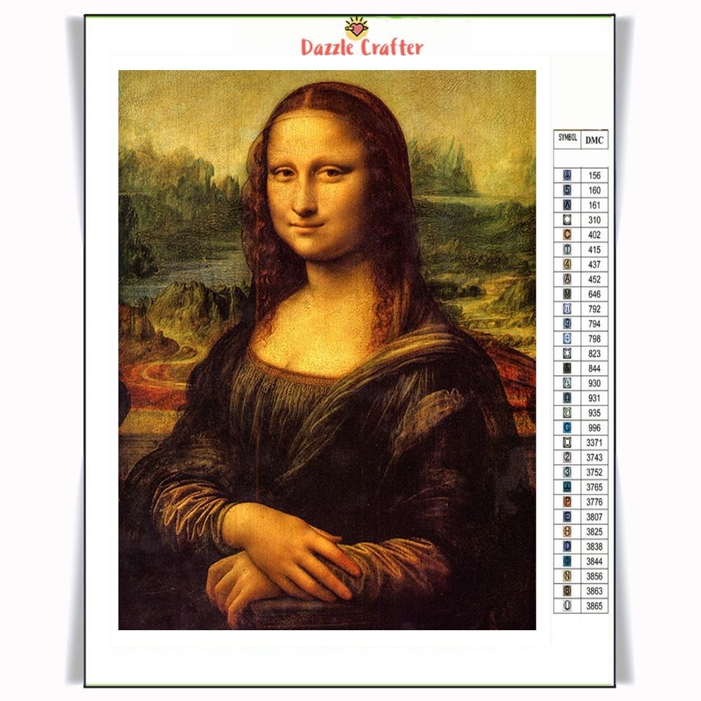 VINTAGE PAINTING OF MONALISA Diamond Painting Kit - DAZZLE CRAFTER
