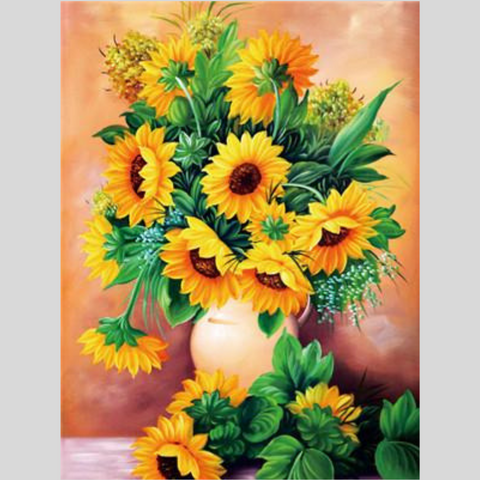 Image of SUNFLOWER BEAUTY Diamond Painting Kit - DAZZLE CRAFTER