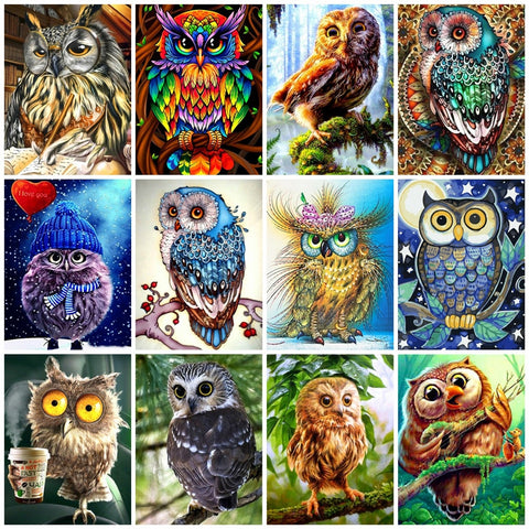 Image of OWL SERIES - Diamond painting Kit