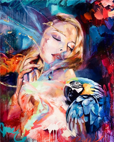 EXOTIC WOMEN SERIES - PAINT BY NUMBERS DIY KIT - DAZZLE CRAFTER