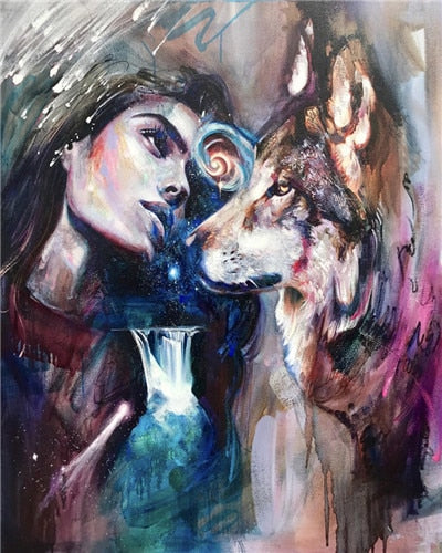 EXOTIC WOMEN SERIES - PAINT BY NUMBERS DIY KIT - DAZZLE CRAFTER