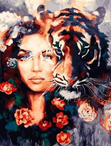 Image of EXOTIC WOMEN SERIES - PAINT BY NUMBERS DIY KIT - DAZZLE CRAFTER