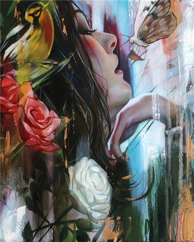 Image of EXOTIC WOMEN SERIES - PAINT BY NUMBERS DIY KIT - DAZZLE CRAFTER