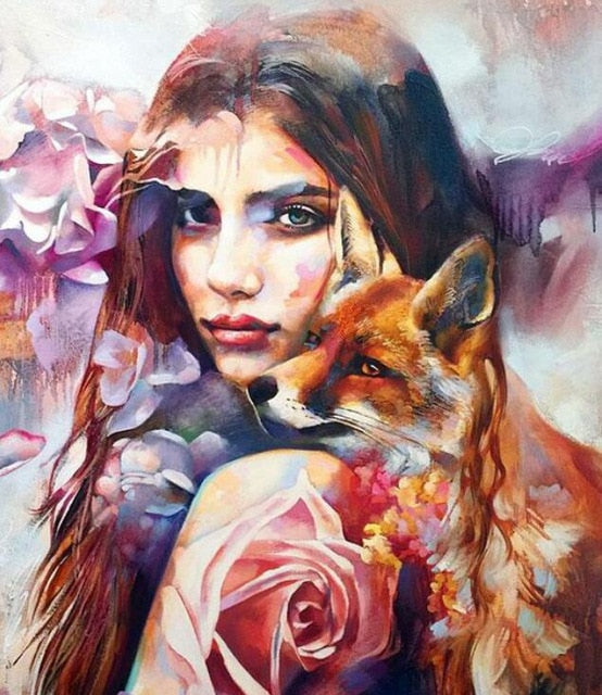 EXOTIC WOMEN SERIES - PAINT BY NUMBERS DIY KIT - DAZZLE CRAFTER