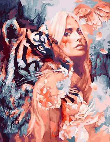 Image of EXOTIC WOMEN SERIES - PAINT BY NUMBERS DIY KIT - DAZZLE CRAFTER