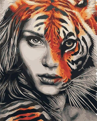 EXOTIC WOMEN SERIES - PAINT BY NUMBERS DIY KIT - DAZZLE CRAFTER