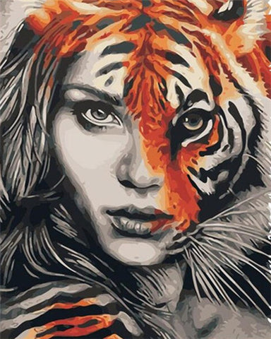 Image of EXOTIC WOMEN SERIES - PAINT BY NUMBERS DIY KIT - DAZZLE CRAFTER