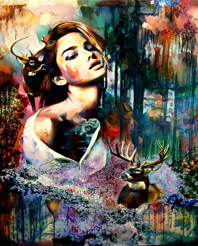 Image of EXOTIC WOMEN SERIES - PAINT BY NUMBERS DIY KIT - DAZZLE CRAFTER