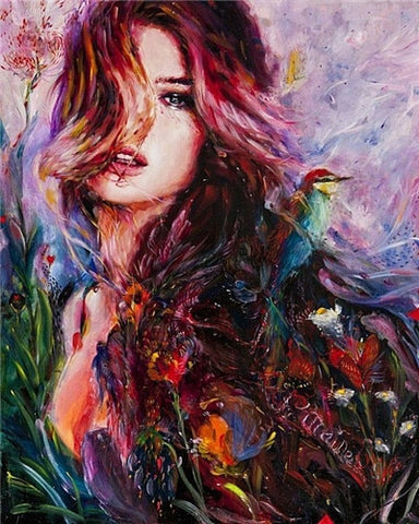 Image of EXOTIC WOMEN SERIES - PAINT BY NUMBERS DIY KIT - DAZZLE CRAFTER