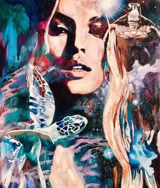 EXOTIC WOMEN SERIES - PAINT BY NUMBERS DIY KIT - DAZZLE CRAFTER