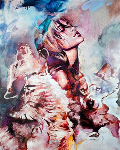 Image of EXOTIC WOMEN SERIES - PAINT BY NUMBERS DIY KIT - DAZZLE CRAFTER