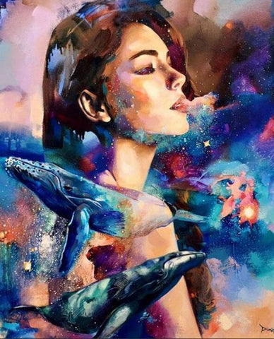 Image of EXOTIC WOMEN SERIES - PAINT BY NUMBERS DIY KIT - DAZZLE CRAFTER