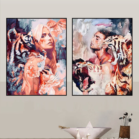 Image of EXOTIC WOMEN SERIES - PAINT BY NUMBERS DIY KIT - DAZZLE CRAFTER