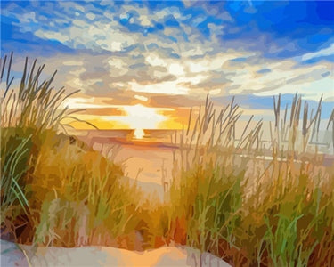 WATCHING THE SUNSET- Paint By Numbers DIY Kit - DAZZLE CRAFTER