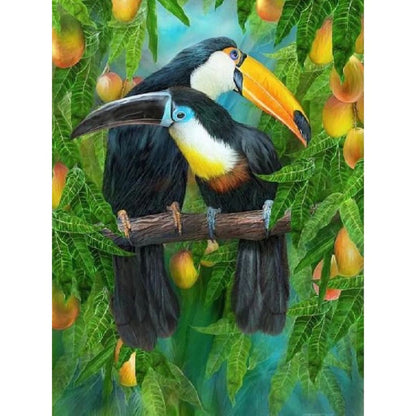 TWIN TOUCAN BIRDS Diamond Painting Kit