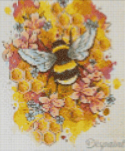 Image of BUMBLE BEE Diamond Painting Kit - DAZZLE CRAFTER