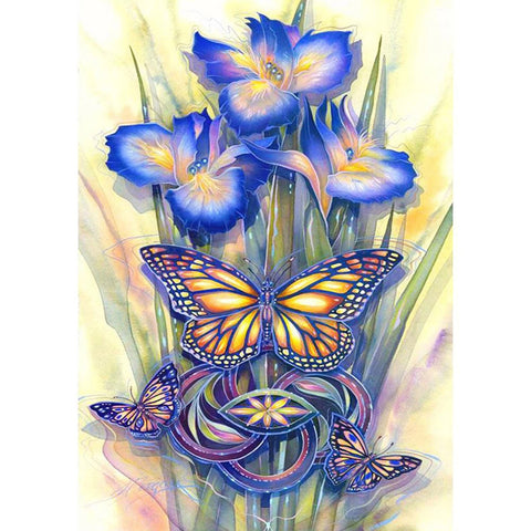 Image of DAFFODIL BUTTERFLY Diamond Painting Kit