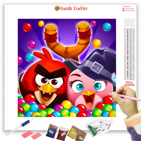 Image of ANGRY BIRDS Diamond Painting Kit
