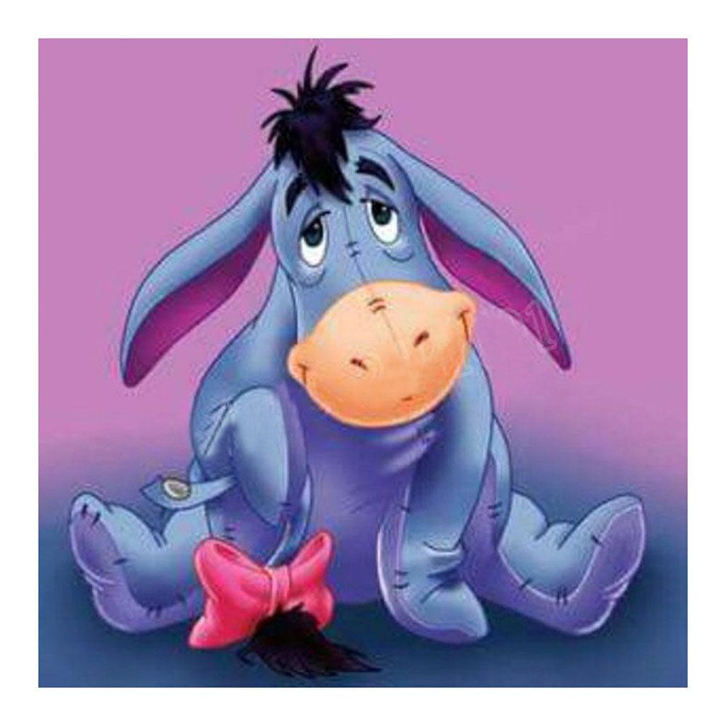 EEYORE WAITING  Diamond Painting Kit