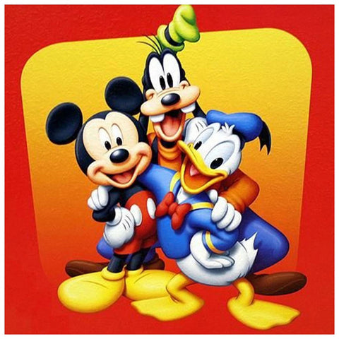 Image of MICKEY AND FRIENDS Diamond Painting Kit