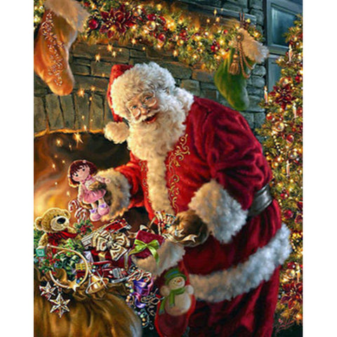 Image of MEET ME UNDER THE MISTLETOE Diamond Painting Kit