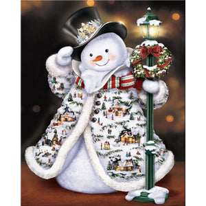 GOOD TIDINGS SNOWMAN Diamond Painting Kit