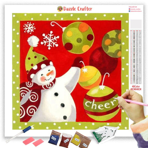 Image of LET'S DECORATE FOR CHRISTMAS  Diamond Painting Kit