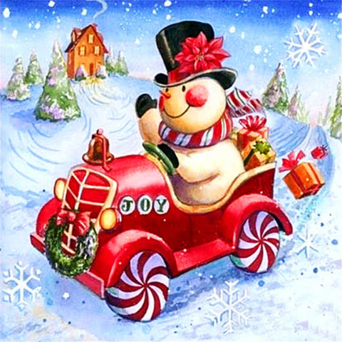 Image of WHITE CHRISTMAS  Diamond Painting Kit