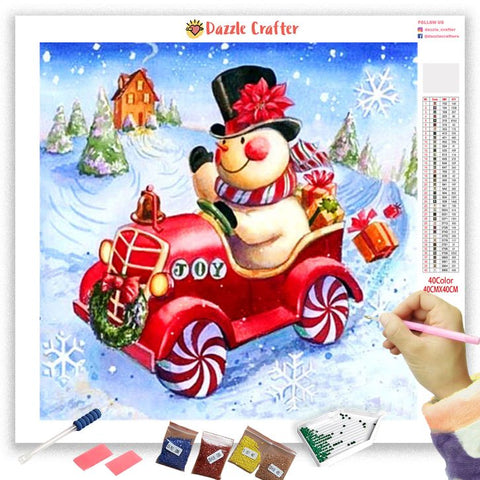 Image of WHITE CHRISTMAS  Diamond Painting Kit