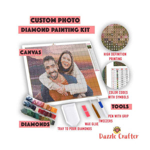 CUSTOM PHOTO WITH PETS - MAKE YOUR OWN DIAMOND PAINTING