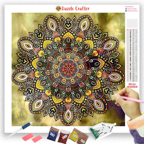 Image of JEWEL MANDALA Diamond Painting Kit