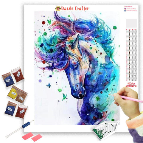 Image of BEAUTIFUL HORSES SERIES Diamond Painting Kit