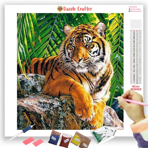 Image of MAJESTIC TIGER Diamond Painting Kit