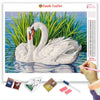 WHITE SWAN LOVE Diamond Painting Kit