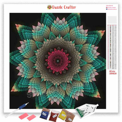 Image of MANDALA DESIGN 18 Diamond Painting Kit