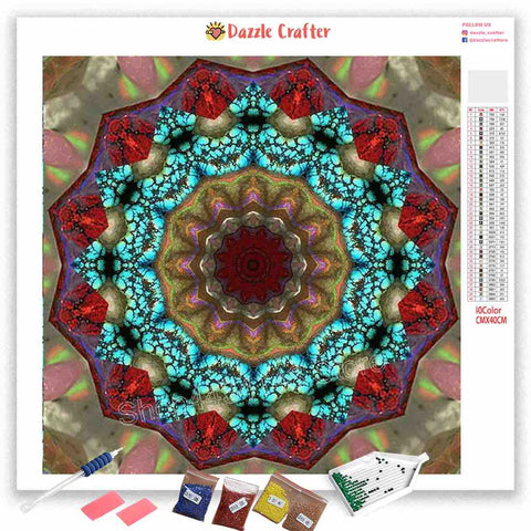 Image of MANDALA DESIGN 21 Diamond Painting Kit